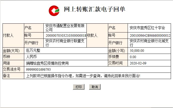 战疫情守望相助 安庆民建在行动（十二）----安庆宜秀民建会员企业通配集团投身战疫