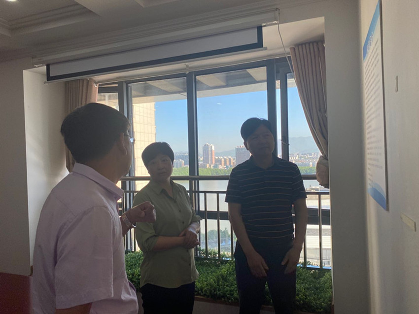 民建安庆市委专职副主委汪爱萍带队走访大观区会员企业