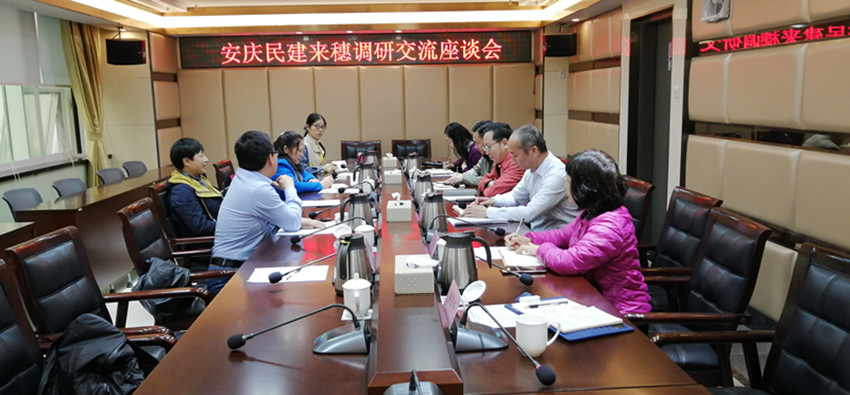 民建安庆市委赴广州交流会务工作