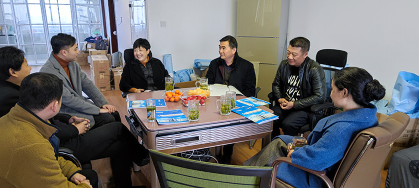 新春大走访，助力开门红----民建安庆市大观区委、市企工委联合走访调研新会员企业