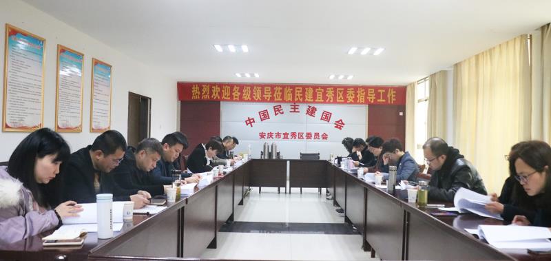 民建安庆宜秀区委召开区委（扩大）会议