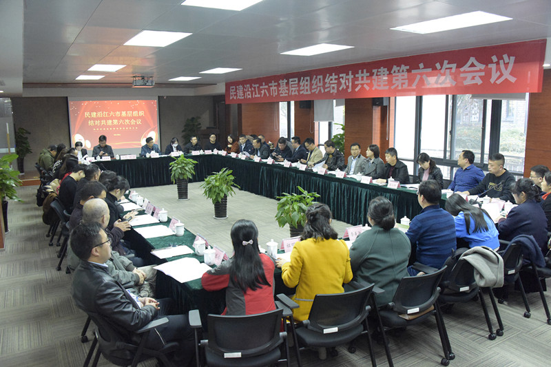 民建沿江六市基层组织结对共建第六次会议隆重召开