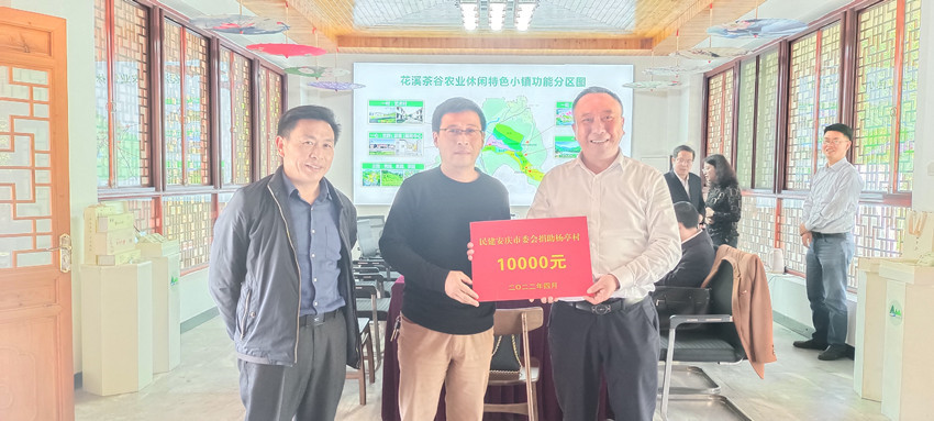 民建安庆市委联合市人大科教文卫工委、宗侨外工委赴五横乡杨亭村开展乡村振兴调研