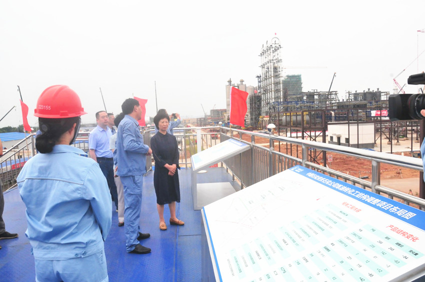 李霞率队慰问安庆石化项目工地一线建设者