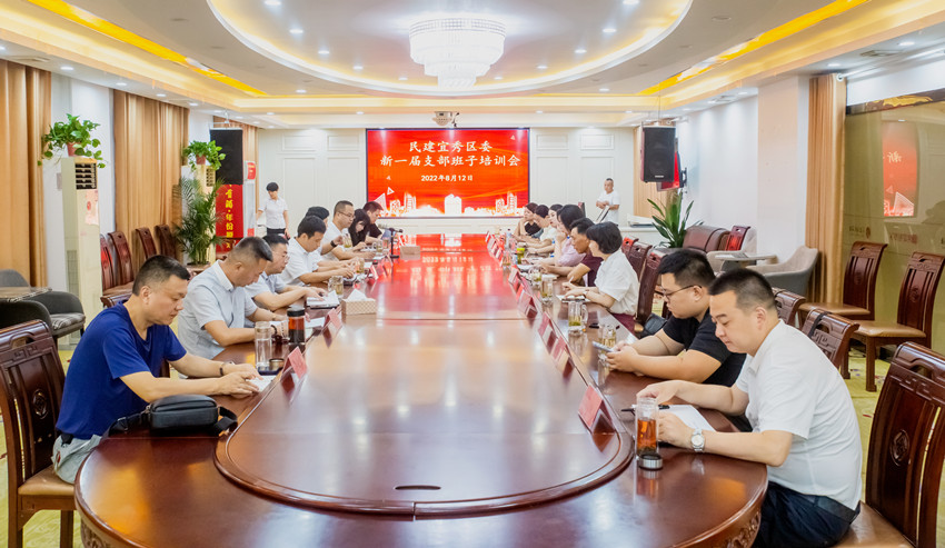 民建安庆市宜秀区委举办新一届支部班子培训会