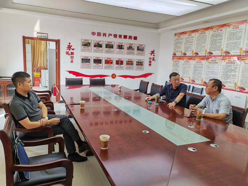 安徽省（民建）企业家联谊会会长助理刁觉班赴杨桥镇调研乡村振兴帮扶工作