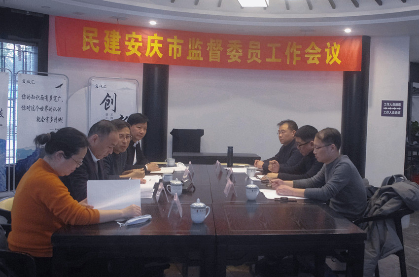 民建安庆市委监督委员会2023年第一次工作会议召开