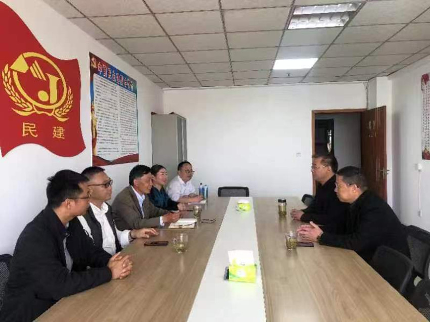 民建宜秀区委三支部和直属八支部开展共建交流活动