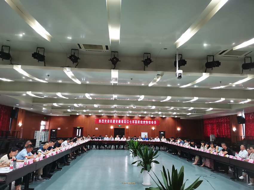 民建安徽省沿江七市基层组织结对共建第七次会议召开